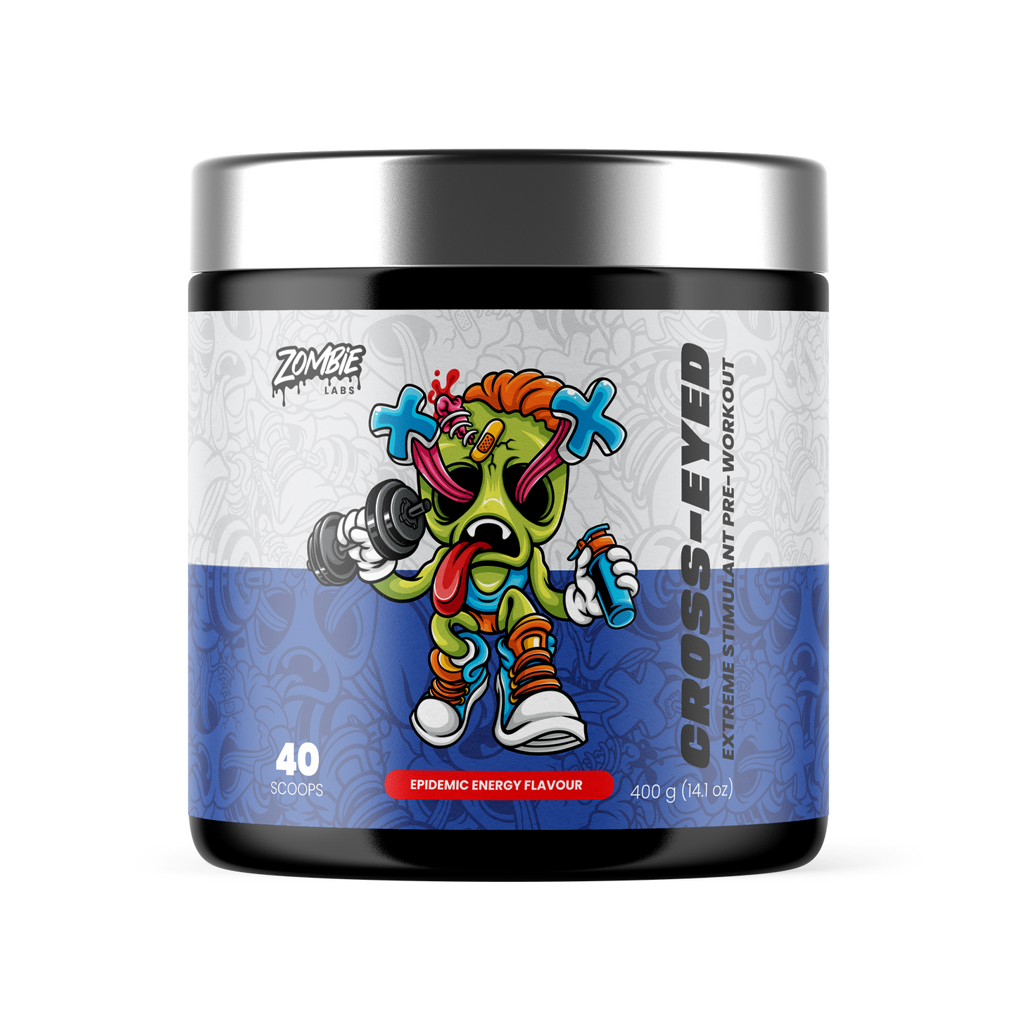CROSS EYED - EXTREME STIMULANT + ENGLISH WALNUT PRE WORKOUT BY ZUMBIE LAB - Anywhey Supplement Store