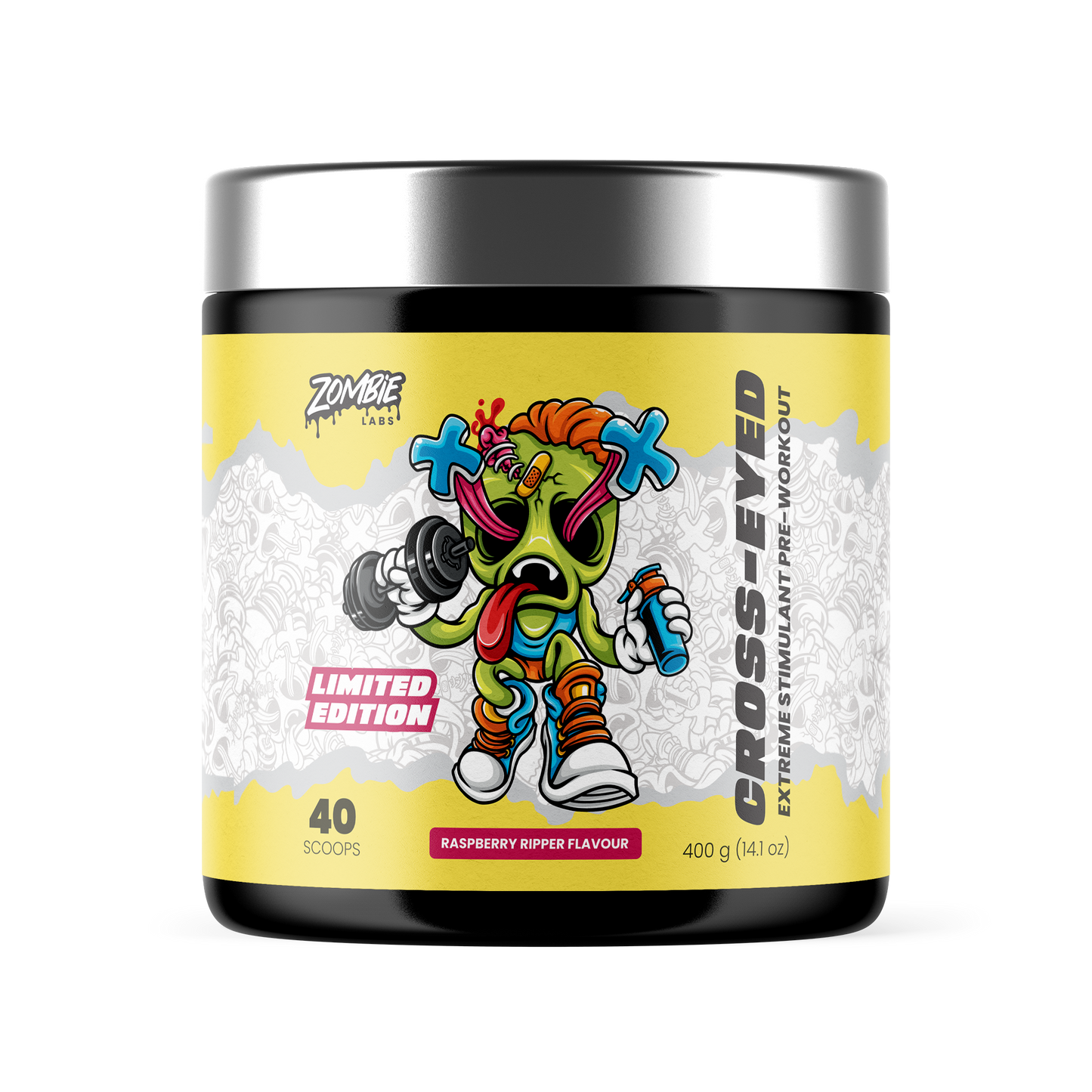 CROSS EYED - EXTREME STIMULANT + ENGLISH WALNUT PRE WORKOUT BY ZUMBIE LAB - Anywhey Supplement Store