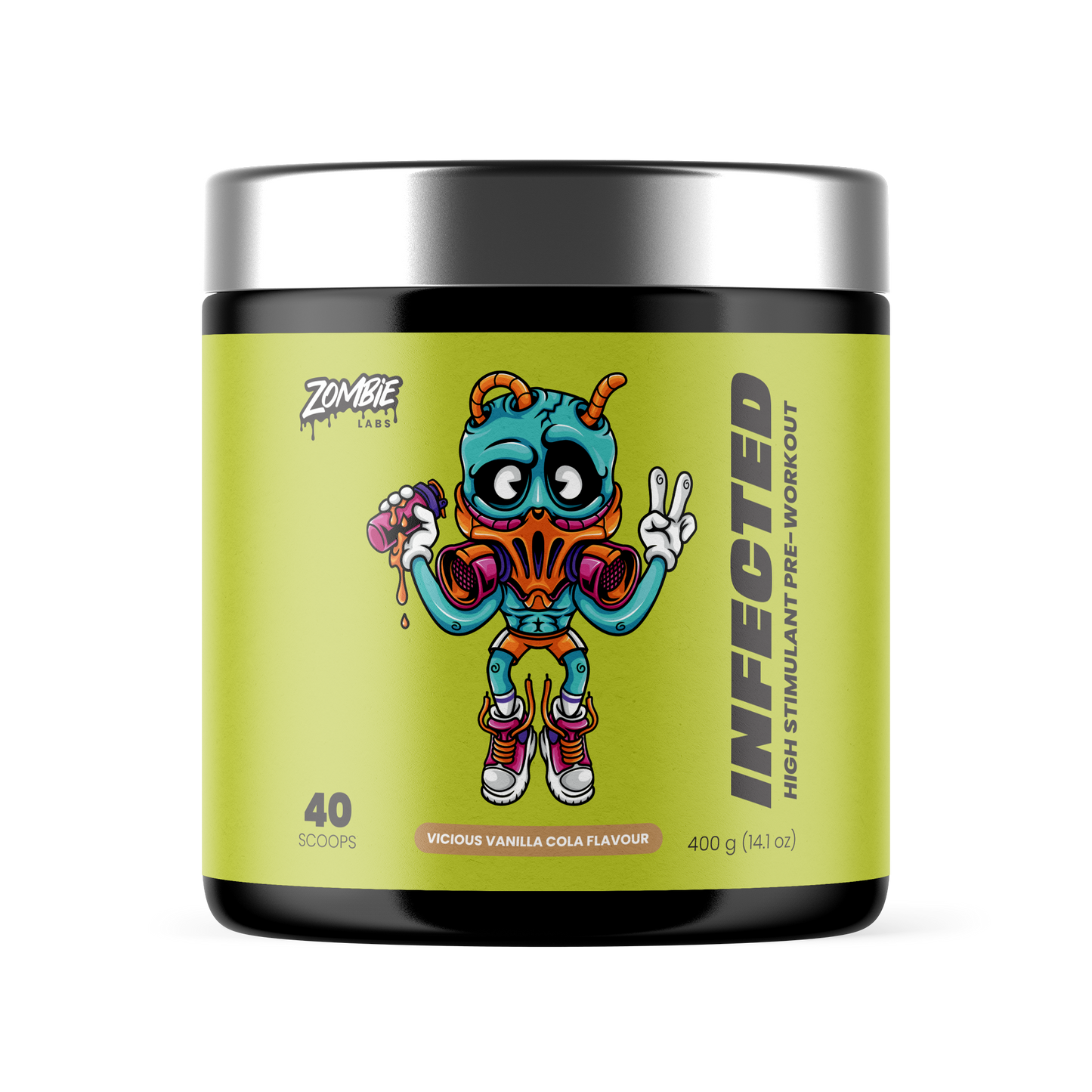 INFECTED HIGH STIMULANT PRE WORKOUT BY ZUMBIE LAB - Anywhey Supplement Store