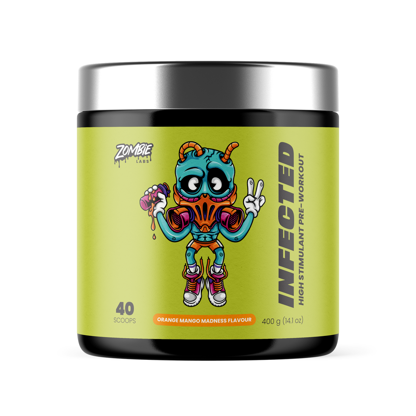 INFECTED HIGH STIMULANT PRE WORKOUT BY ZUMBIE LAB - Anywhey Supplement Store