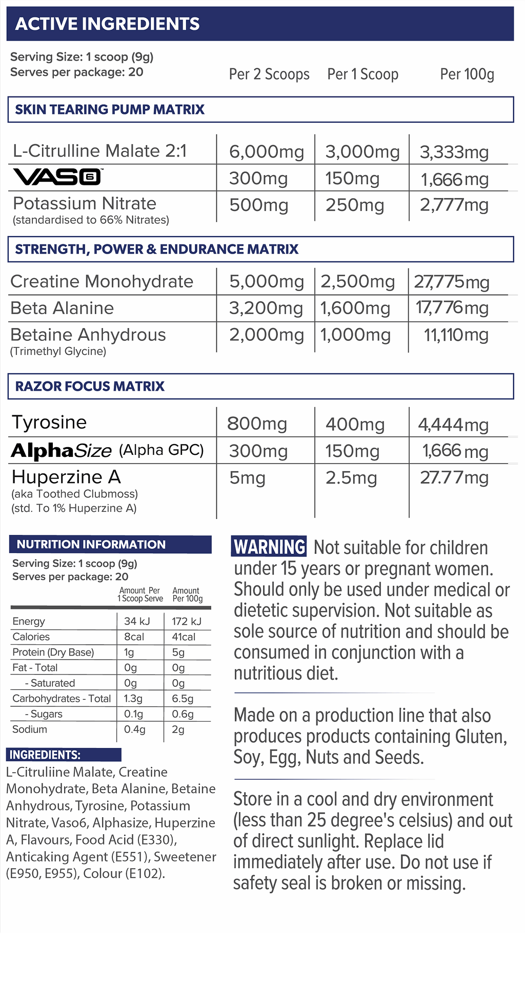 GRIND NON-STIM PRE WORKOUT - CAFFEINE FREE - Anywhey Supplement Store