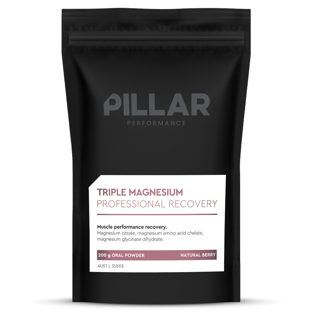 TRIPLE MAGNESIUM POWDER 200g - PILLAR - Anywhey Supplement Store