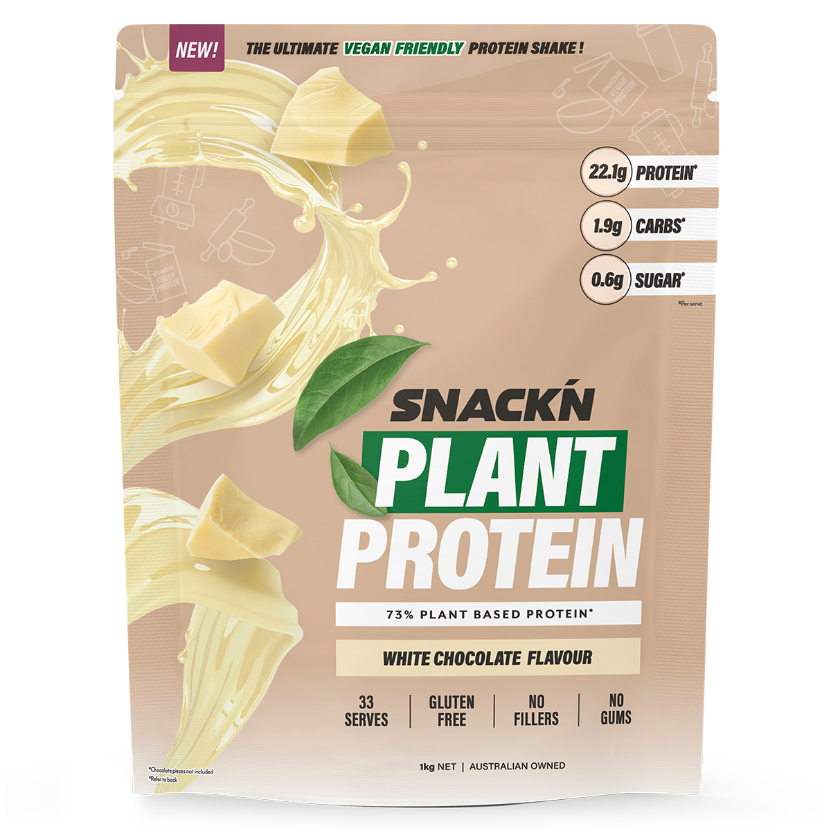 PLANT PROTEIN - SNACKN - Anywhey Supplement Store