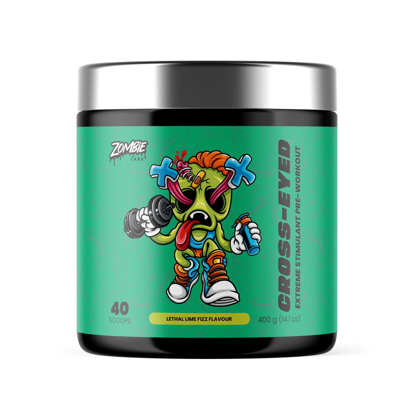 CROSS EYED - EXTREME STIMULANT + ENGLISH WALNUT PRE WORKOUT BY ZUMBIE LAB - Anywhey Supplement Store