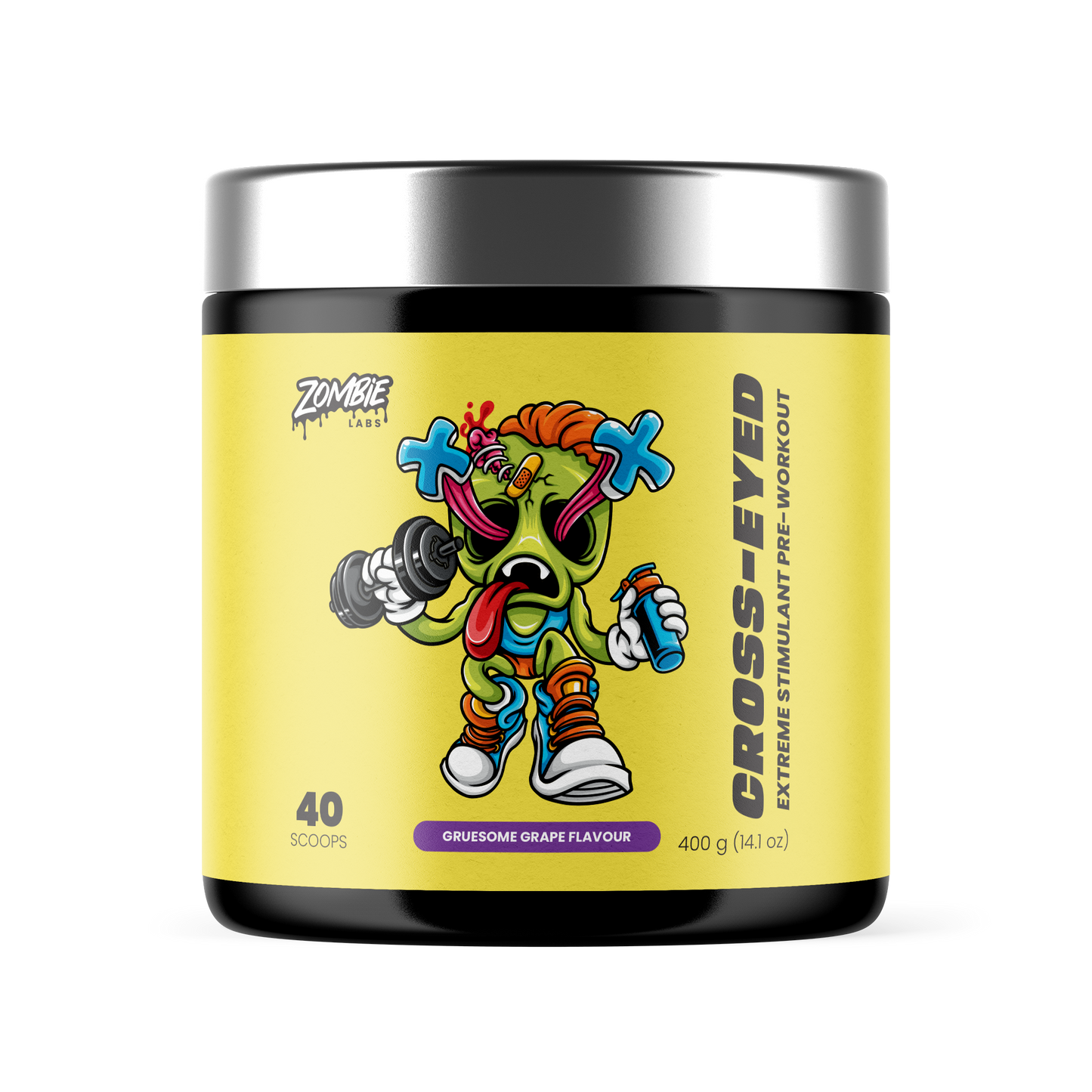 CROSS EYED - EXTREME STIMULANT + ENGLISH WALNUT PRE WORKOUT BY ZUMBIE LAB - Anywhey Supplement Store