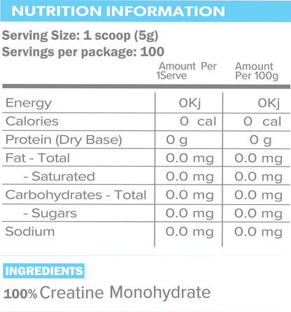 CREATINE MONOHYDRATE 350g