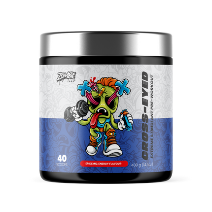 CROSS EYED - EXTREME STIMULANT + ENGLISH WALNUT PRE WORKOUT BY ZUMBIE LAB - Anywhey Supplement Store