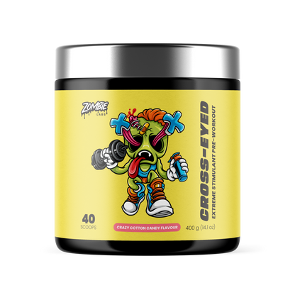 CROSS EYED - EXTREME STIMULANT + ENGLISH WALNUT PRE WORKOUT BY ZUMBIE LAB