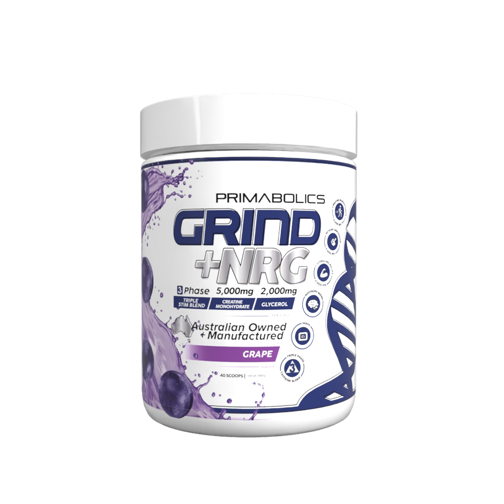 GRIND + NRG PRE WORKOUT - Anywhey Supplement Store