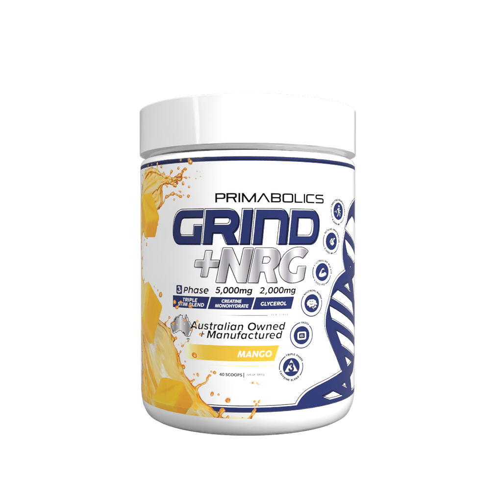 GRIND + NRG PRE WORKOUT - Anywhey Supplement Store