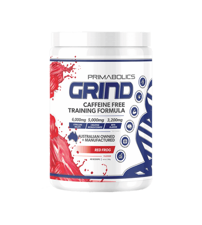 GRIND NON-STIM PRE WORKOUT - CAFFEINE FREE - Anywhey Supplement Store