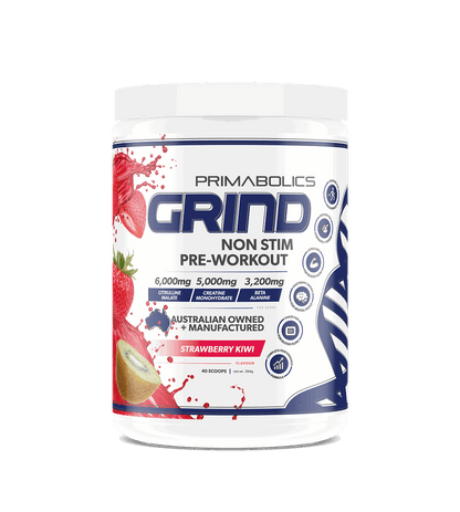 GRIND NON-STIM PRE WORKOUT - CAFFEINE FREE - Anywhey Supplement Store