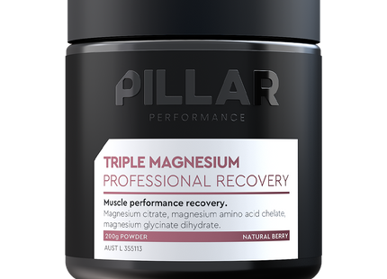 TRIPLE MAGNESIUM POWDER 200g - PILLAR - Anywhey Supplement Store