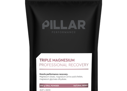 TRIPLE MAGNESIUM POWDER 200g - PILLAR - Anywhey Supplement Store