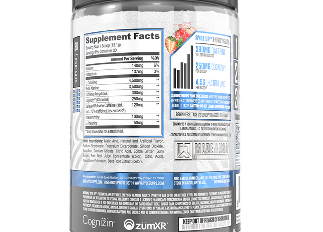 RYSE LOADED PREWORKOUT POWDER - Anywhey Supplement Store