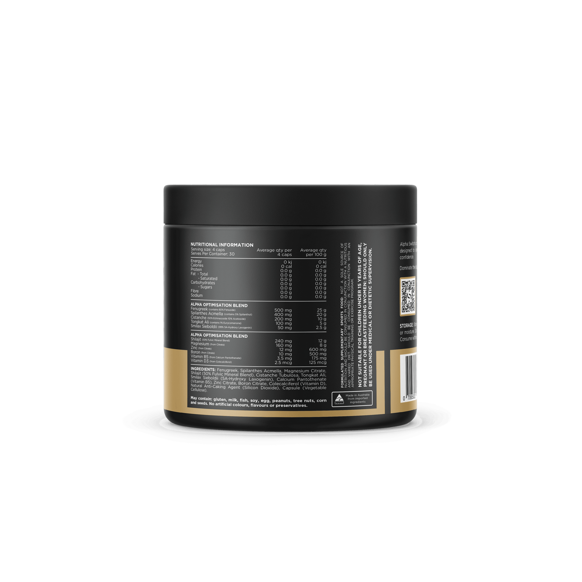 ALPHA SWITCH TEST & GH SUPPORT BY SWITCH (CAPS) - Anywhey Supplement Store