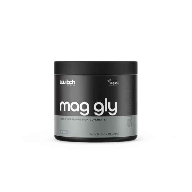 MAGNESIUM GLYCINATE (90 CAPS) BY SWITCH NUTRITION - Anywhey Supplement Store