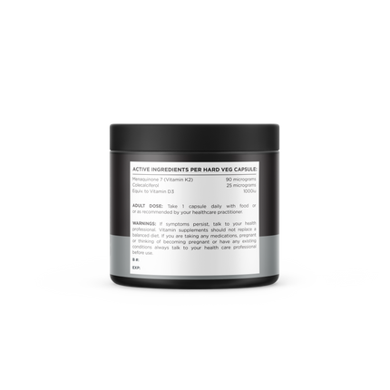 VITAMIN D3 + K2 (60 CAPS) BY SWITCH NUTRITION - Anywhey Supplement Store