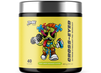 CROSS EYED - EXTREME STIMULANT + ENGLISH WALNUT PRE WORKOUT BY ZUMBIE LAB - Anywhey Supplement Store
