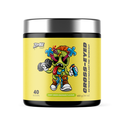 CROSS EYED - EXTREME STIMULANT + ENGLISH WALNUT PRE WORKOUT BY ZUMBIE LAB - Anywhey Supplement Store