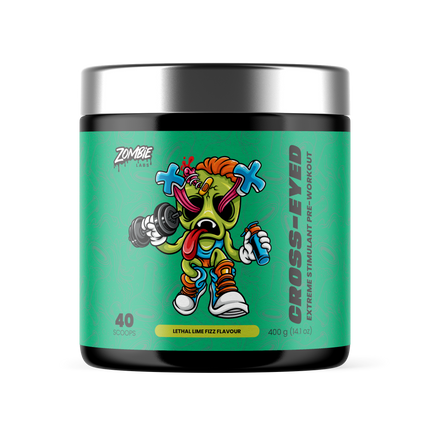 CROSS EYED - EXTREME STIMULANT + ENGLISH WALNUT PRE WORKOUT BY ZUMBIE LAB - Anywhey Supplement Store