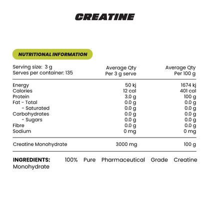 CREATINE MONOHYDRATE - 405 G