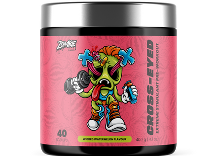 CROSS EYED - EXTREME STIMULANT + ENGLISH WALNUT PRE WORKOUT BY ZUMBIE LAB - Anywhey Supplement Store