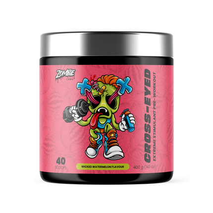 CROSS EYED - EXTREME STIMULANT + ENGLISH WALNUT PRE WORKOUT BY ZUMBIE LAB - Anywhey Supplement Store
